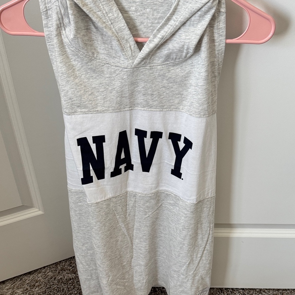 Under Armour Gray and White Tank Top